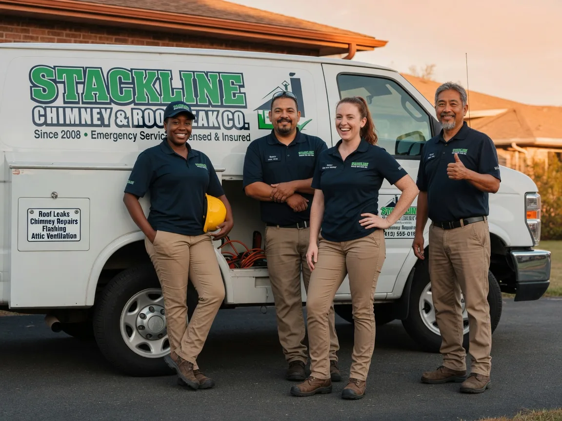 Chimney flashing repair company in Enochs, TX